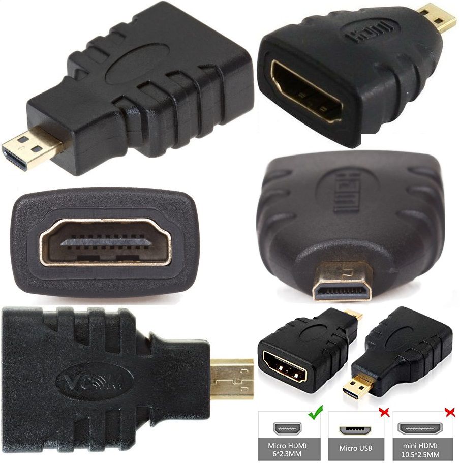 HDMI Hembra-Macho Micro